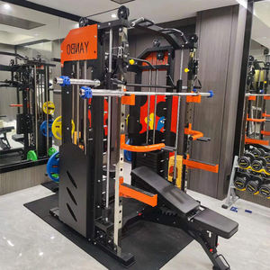 Máquina Smith Comercial de Alta Resistencia con Almacenamiento |   Equipo de Gimnasio Todo en Uno con Soporte para Sentadillas Integrado y Sistema de Poleas Cruzadas - Product Image 1