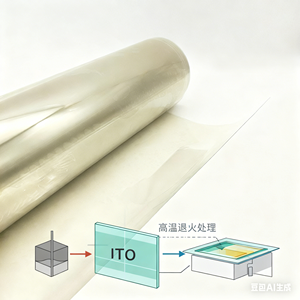 <span class=keywords><strong>Película</strong></span> transparente ITO-85% + Revestimiento conductor de transmisión de luz visible para paneles táctiles y células solares - Product Image 6