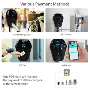 V2H V2G Chargeur bidirectionnel AC Ev Commercial App Control POS Payment 7kw <span class=keywords><strong>Wallbox</strong></span> 22kw Chargeur de voiture <span class=keywords><strong>électrique</strong></span> mural - Product Image 5