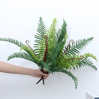 Accesorios para Paredes de Plantas Artificiales, Adornos de Pared de Hierba Estilo Persa, Estilo de Lujo Ligero, Material Plástico, Decoración Verde para Interiores