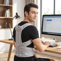 Correcteur de posture réglable pour le dos, soutien lombaire pour la maison, le bureau, les études et la position assise
