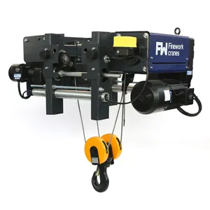 Double girder hoist 1.5 ton 5 ton crane lift electric engine wire rope hoist