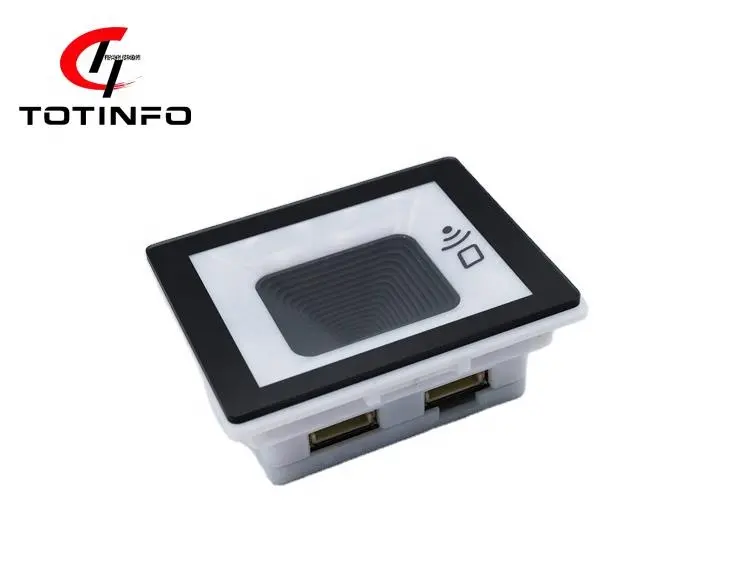 Qr Code and 13.56Mhz NFC Card Reader Module for use in Access Control Kiosks Reading QR Code and Phone Simulative NFC Card