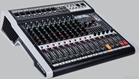 Table de mixage audio en gros, table de mixage multicanal résistante à la poussière, adaptable pour les projets de scènes mobiles en extérieur