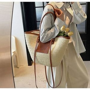 Grands sacs à main en tissage Sac de plage fait à la main Nuage Perle <span class=keywords><strong>Paille</strong></span> tissée Hobo Jute pour fourre-tout en <span class=keywords><strong>cuir</strong></span> Malaysia Mexican Bags Moraccan Marocain - Product Image 6