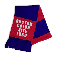 Großhandel Luxuriöser Satin-Strickschal für Fußballfans Einweg-Fanschal für Alle Länder Fußball-Fans Accessoire für Sportveranstaltungen