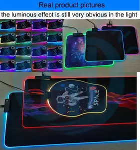 Mousepad Gamer RGB de Alta Calidad con Sublimación LED, Tela, Grande XXXL, Ergonómico, Personalizado de Anime - Product Image 6