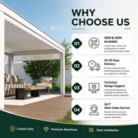 Pergola motorisée en aluminium 20x36 pieds avec finition thermolaquée, porte coulissante en verre 100% étanche, gazebo de jardin extérieur de luxe