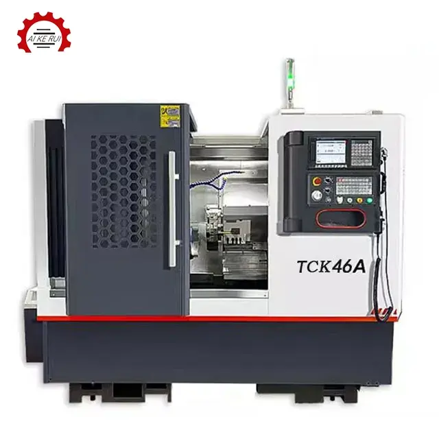 Hot Selling Schrägbett-CNC-Drehmaschine mit Stangen vorschub Mini-CNC-Drehmaschine mit Servo-Revolver-CNC-Drehmaschine