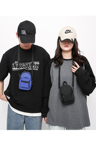 Wholesale Trendy Fashion Mini Sling <b>Phone</b> <b>Bag</b> with Zipper Closure Custom Logo Unisex Custom Print Sling <b>Bag</b> - Product Image 6