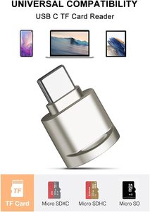 USB C Adapter & kết nối cho Micro <span class=keywords><strong>SD</strong></span> Đầu đọc thẻ Loại C TF Bộ nhớ đầu đọc thẻ cho Macbook cho Galaxy điện thoại - Product Image 2