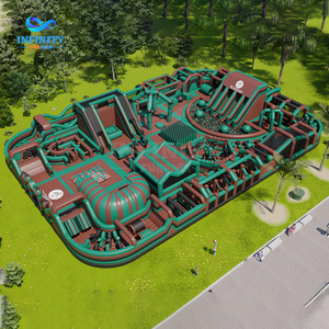 Parque de Juegos Inflable Personalizado con Temática de Jungla, Proveedor de Parques de Diversiones Inflables Gigantes, Fábrica de Parques Temáticos Inflables - Product Image 3