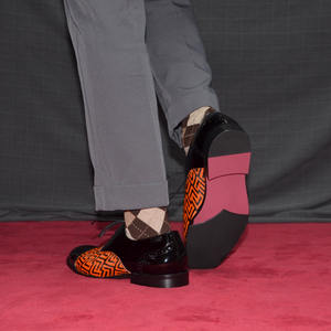 Zapatos Oxford Cuadrados de Lujo para Hombre, Parte Superior de Cuero Genuino, Antideslizantes, con Función de Masaje, para Eventos Formales, Negocios y Bodas - Product Image 4