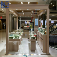 Vitrine à bijoux moderne, écologique et durable avec éclairage LED, design créatif pour magasins, kiosque à bijoux personnalisable