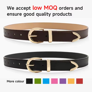 Novos Cintos Minimalistas e Versáteis para Mulheres, Vendas Diretas de Fábrica, Acessórios de Cinto, Fivela de Liga, Material PU, Cinto Personalizado - Product Image 6