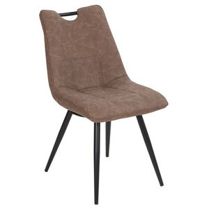 Free Sample Modern Room Green Dinning White Club Live Dine Faux Genuine <strong>Tan</strong> Grey Luxury Industrial Pink <strong>Leather</strong> Dining <strong>Chair</strong> - Product Image 3