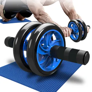 多功能双轮腹肌肌肉力量训练运动滚轮轮组用于腹肌锻炼