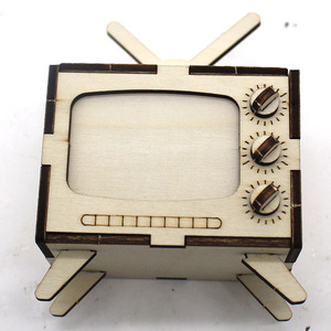 Kit Educativo de Madera para Ensamblar, Serie de Modelos de Televisores, para Educación STEM, Enseñanza en el Aula, Proyectos de Manualidades para Niños - Product Image 2