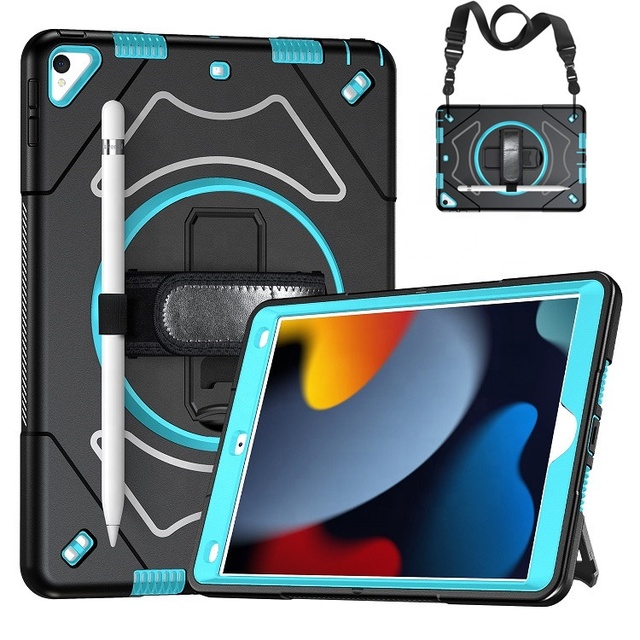 Custom Rugged Tablet Covers 10.2" Kids for ipad 9th Gen case Tablet for ipad 8 Generation Cover for ipad case with Pencil Holder