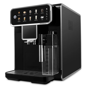 Cafetera Espresso Automática de Acero Inoxidable, 15 Bares, Programable, para Uso Doméstico y Comercial, Cafetera Latte Totalmente Automática - Product Image 1