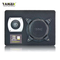 Prix compétitif d'usine Car Audio Slim Active Subwoofer avec amplificateur 6 pouces Compact Sub avec Tweeter TB-1506