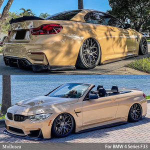 For 4 Series F33 Convertible&M4 F83 PSM Style Carbon Fiber <b>Rear</b> <b>Spoiler</b> Trunk Wing 2013-2020 - Product Image 6