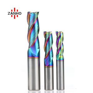 <span class=keywords><strong>Fresa</strong></span> <span class=keywords><strong>per</strong></span> sgrossatura ZANHO DLC a 3 taglienti, 35° di elica, in carburo di tungsteno HRC55 <span class=keywords><strong>per</strong></span> alluminio, rame, <span class=keywords><strong>plastica</strong></span>, CNC, ODM, OEM - Product Image 6