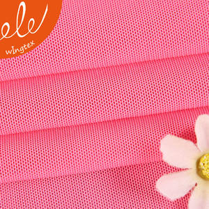 Rede de malha tricotada de <span class=keywords><strong>material</strong></span> de nylon elástico, <span class=keywords><strong>4</strong></span> vias, forro, tecido roupa íntima - Product Image 5