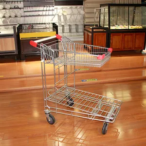 Carrelli di plastica personalizzabili carrelli della spesa del supermercato carrelli carrello della spesa a quattro ruote in vendita carrello della spesa