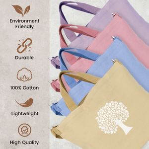 Dual Use Canvas Carry <b>Tote</b> Custom Casual Daily Shopping <b>Bag</b> Adjustable <b>Shoulder</b> <b>Strap</b> Multi Color Large Capacity Handbag - Product Image 3
