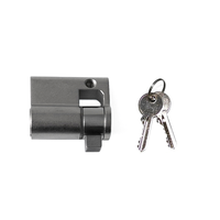 Cylindre de serrure de porte à mortaise en laiton de haute qualité, réglable, profil européen 40 mm, avec clés, accessoires de sécurité pour porte.