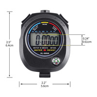Chronomètre numérique à prix de gros avec grand écran ZSD-009 ZSD-009A