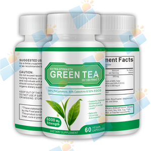 ビーガングリーンティーカプセル,高品質ビーガングリーンティーエキスカプセル,体育用脂肪バーナーサポート - Product Image 1