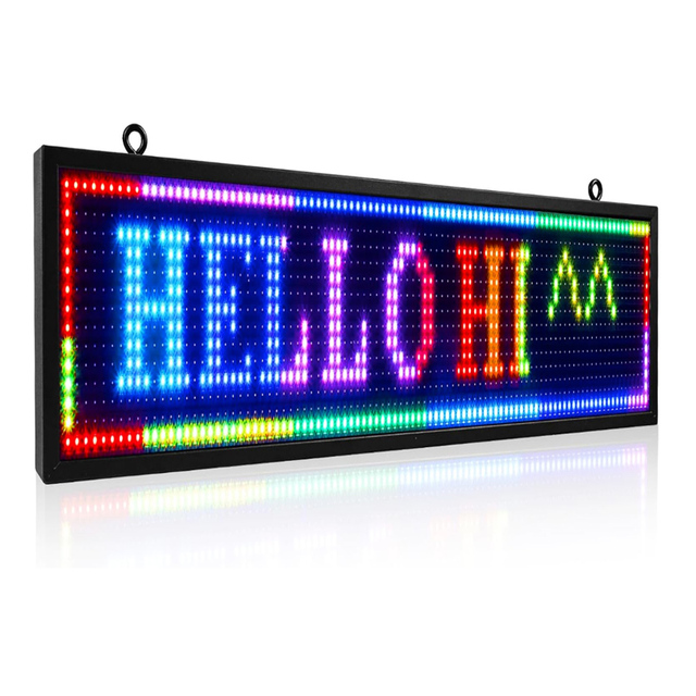 P10 Scrolling Led Sign Programmable Outdoor Digital Signs for Business Electronic Message Board Wifi Control Display Screen