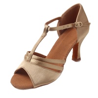 Zapatos WX-01 de satén de alta gama para adultos, zapatillas de baile latino con suela suave, venta al por mayor