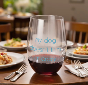 Verres à vin sans pied en plastique résistant aux chocs, sans danger pour les aliments, avec illustrations personnalisées pour le camping et les voyages en voiture - Product Image 2