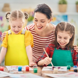 Đầy Màu sắc Tạp dề cho trẻ em dùng một lần không thấm nước dầu bằng chứng cho trẻ em sơn nấu ăn ăn giảng dạy lớp học nghề Dã Ngoại - Product Image 5