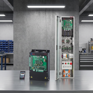 Moteur d'ascenseur VVVF à série complète en métal ignifuge |   Variateur de fréquence (VFD) au design moderne pour ascenseurs de passagers - AD450 ADCO - Product Image 1
