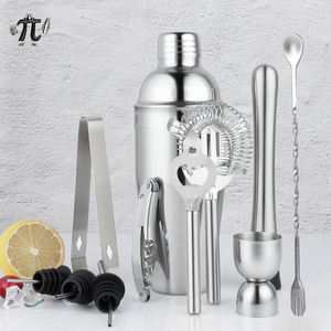 Paceon – Kit de Barman Mixte 12 Pièces avec Support en Acier Inoxydable Durable et Shaker à Cocktails Réutilisable pour la Maison - Product Image 2