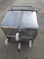Trémie de camion de viande en acier inoxydable 200 de 304 litres/camion de nourriture/camion de viande petit chariot matériel de qualité alimentaire