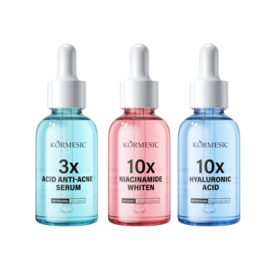 KORMESIC Private Label 30ml 10X Hyaluronic Acid Moisturizing <b>Face</b> Facial Serum 3-Acid Anti-Acne Niacinamide Whitening Essence - Product Image 5
