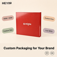 Coffret Cadeau Luxe Parfum et Rouge à Lèvres avec Plateau en Mousse Découpée, Rouge Brillant, Fermeture Magnétique, Logo Personnalisé, Emballage Rigide OEM