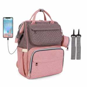 Mochila Pañalera Impermeable de Poliéster con Cambiador, Personalizable con Logotipo del Fabricante - Product Image 5