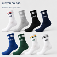 Chaussettes de course personnalisées avec logo, chaussettes athlétiques respirantes en maille avec soutien de la voûte plantaire et coussinets, chaussettes de sport OEM ODM