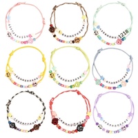 Collier DIY pour chat de compagnie, motif dessin animé coloré, patte de chat 3D, lettre, numéro de téléphone, accessoires de collier, anneau de cou, toutes saisons, mi-automne