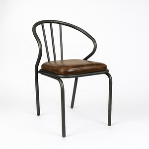 Silla de comedor plegable industrial moderna con metal de hierro para muebles de hogar restaurante cocina Hotel banquete - Product Image 5