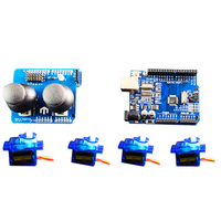 4 DOF Démontage Acrylique Bras Mécanique Robot Manipulateur Griffe Maker Apprentissage DIY Kit Educatif SG90 MG90