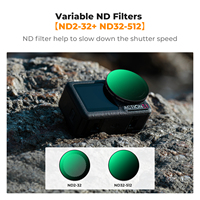 Kit de filtres pour caméra d'action K&F Concept, filtre variable ND2-32 & ND32-512 pour DJI Osmo Action 3/4/5 Pro HD, multi-couches