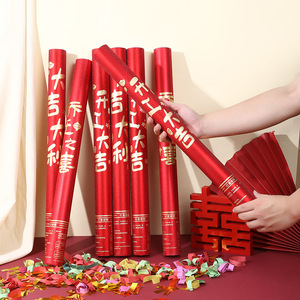 Tubos de fuegos artificiales Magpie para ceremonia de apertura, inauguración de casa, color rojo, 40 cm de longitud - Product Image 1