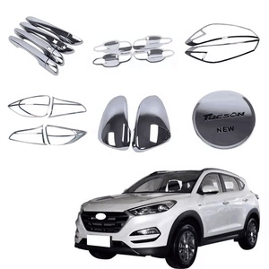 Juego Completo de <span class=keywords><strong>Accesorios</strong></span> Cromados <span class=keywords><strong>para</strong></span> <span class=keywords><strong>Hyundai</strong></span> <span class=keywords><strong>TUCSON</strong></span> 2015 2016 2017 2018 <span class=keywords><strong>2020</strong></span>, Kit de Cubiertas Decorativas - Product Image 1